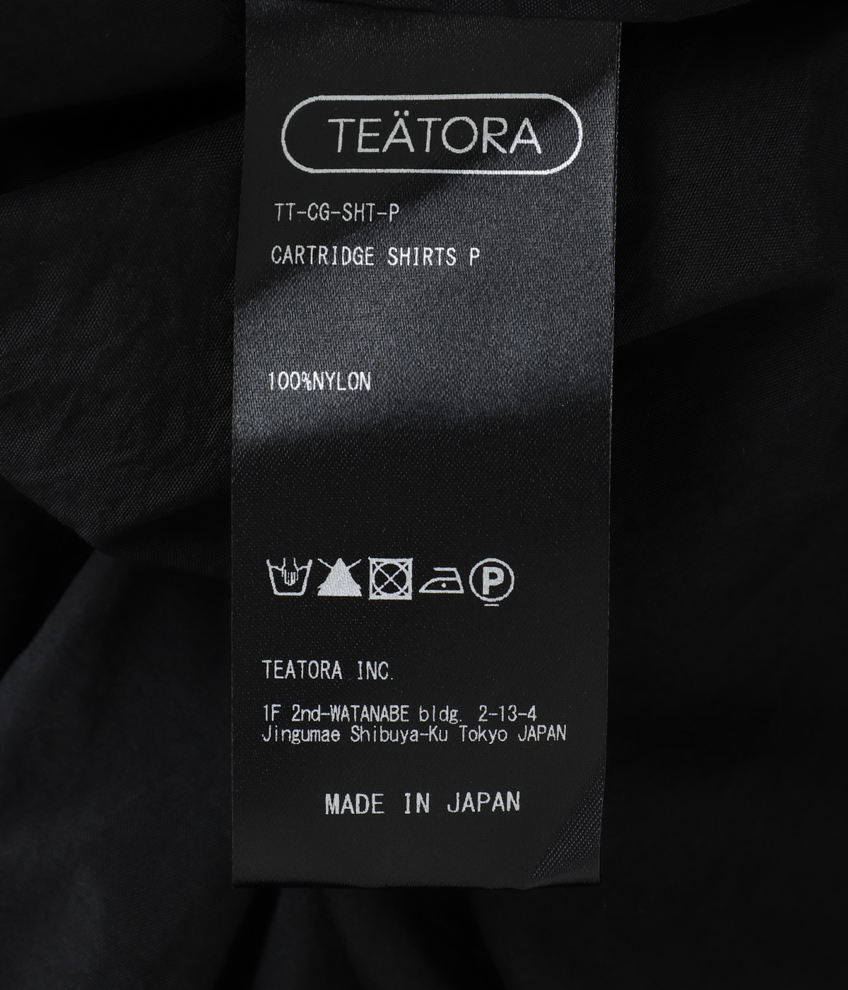 CARTRIDGE SHIRT P | TEATORA(テアトラ) / トップス 長袖シャツ
